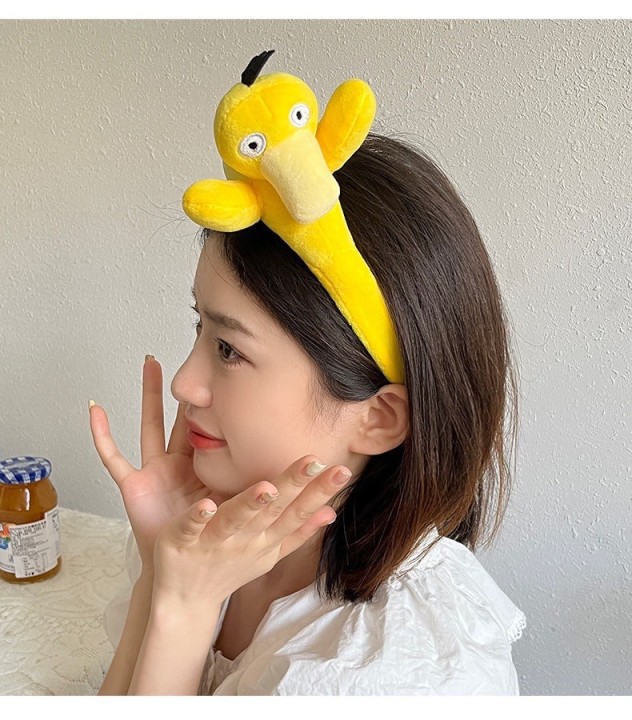 小鸭子黄鹅可达鸭发箍头饰可爱卡通搞怪拍照节目表演洗脸发卡头箍