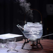 煮茶壶家用电陶炉蒸煮茶器大容量玻璃泡茶单壶养生围炉烧水壶