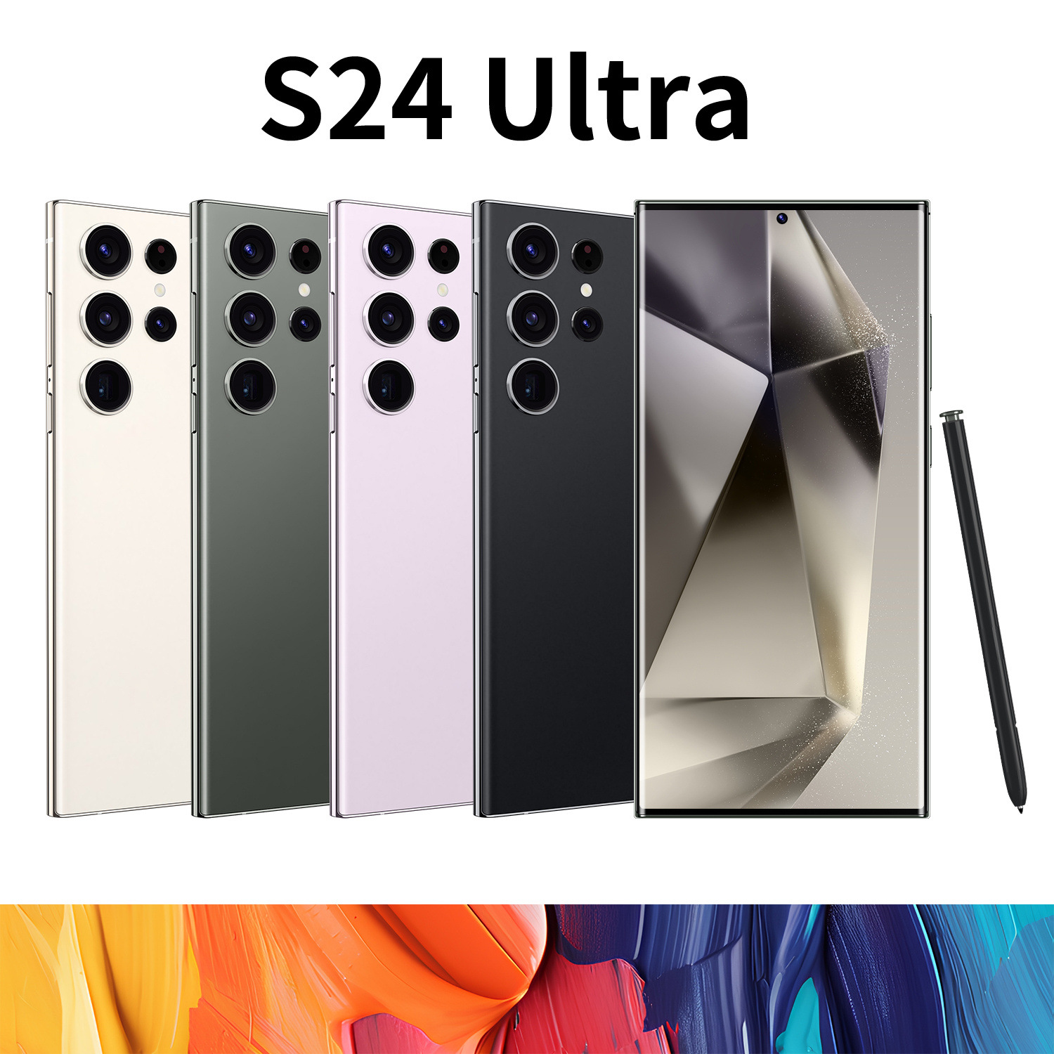 2024新款S24 Ultra 7.3寸跨境3+64G支持快充安卓智能手机批发
