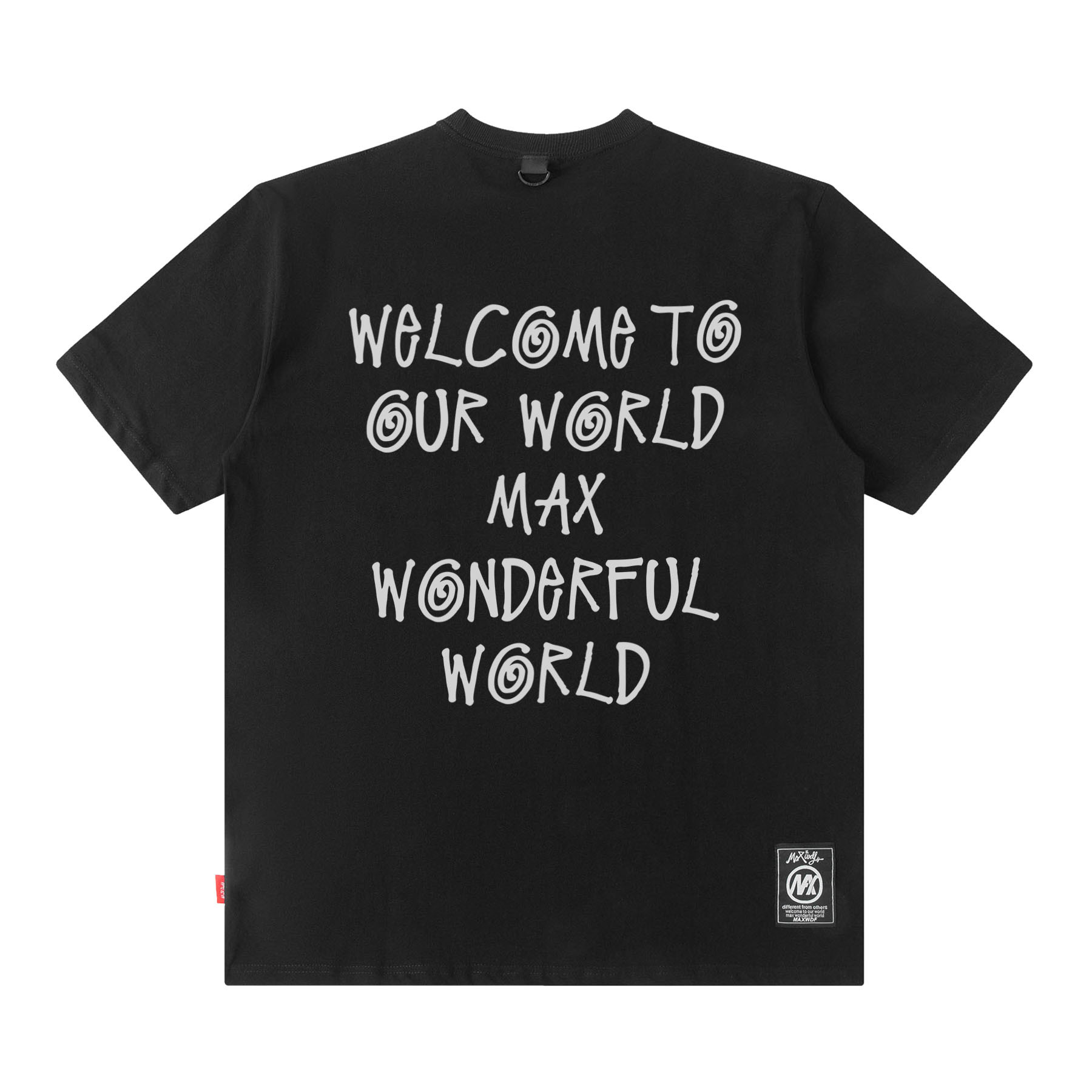 潮牌男女款短袖t恤印花圆领休闲时尚宽松来图印logo班服衣服批发