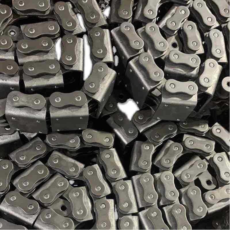 08b-g2橡胶链条08b-u2 08b-u1平移机链条坦克链条u型盖板输送链