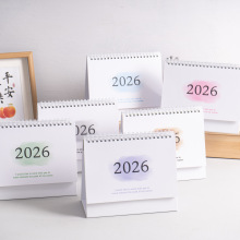 台历现货批发新款2026年小清新打卡日历桌面摆件记事台历本英文版