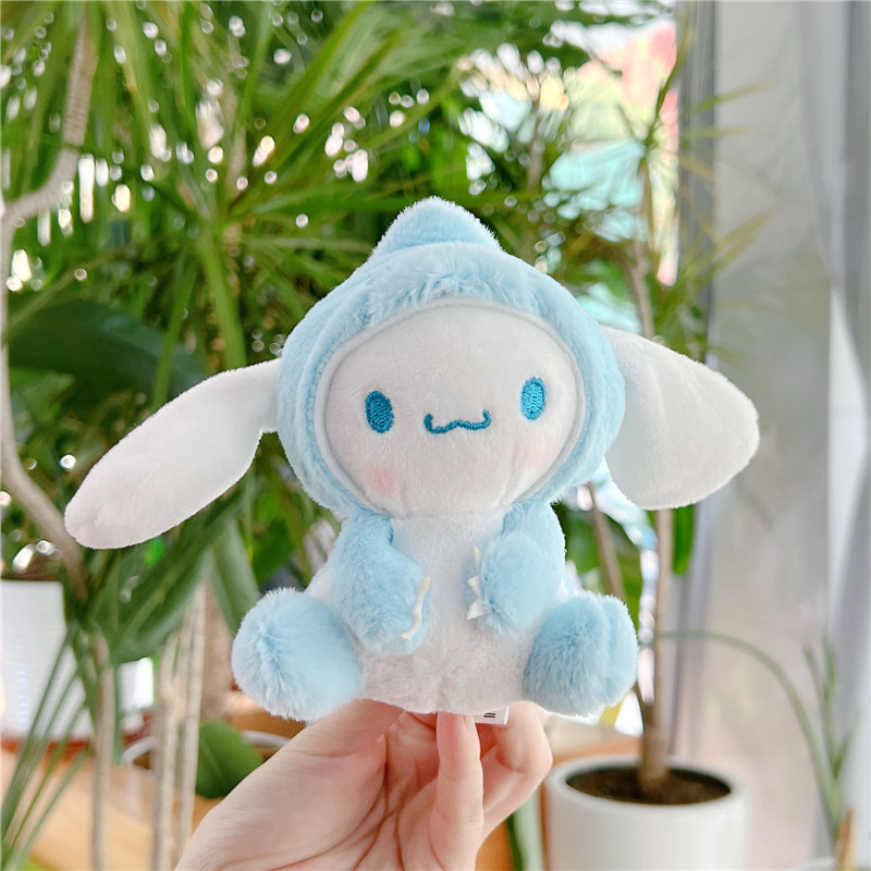 Internet Hot Dinosaur Crossdressing Clow M Cinnamoroll Babycinnamoroll Pendant Japanese Tiktok Same Plush Toy Claw Machine Doll