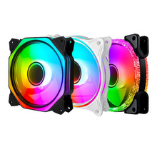 Desktop Computer Case Fan Inside and Outside Glow跨境专供代