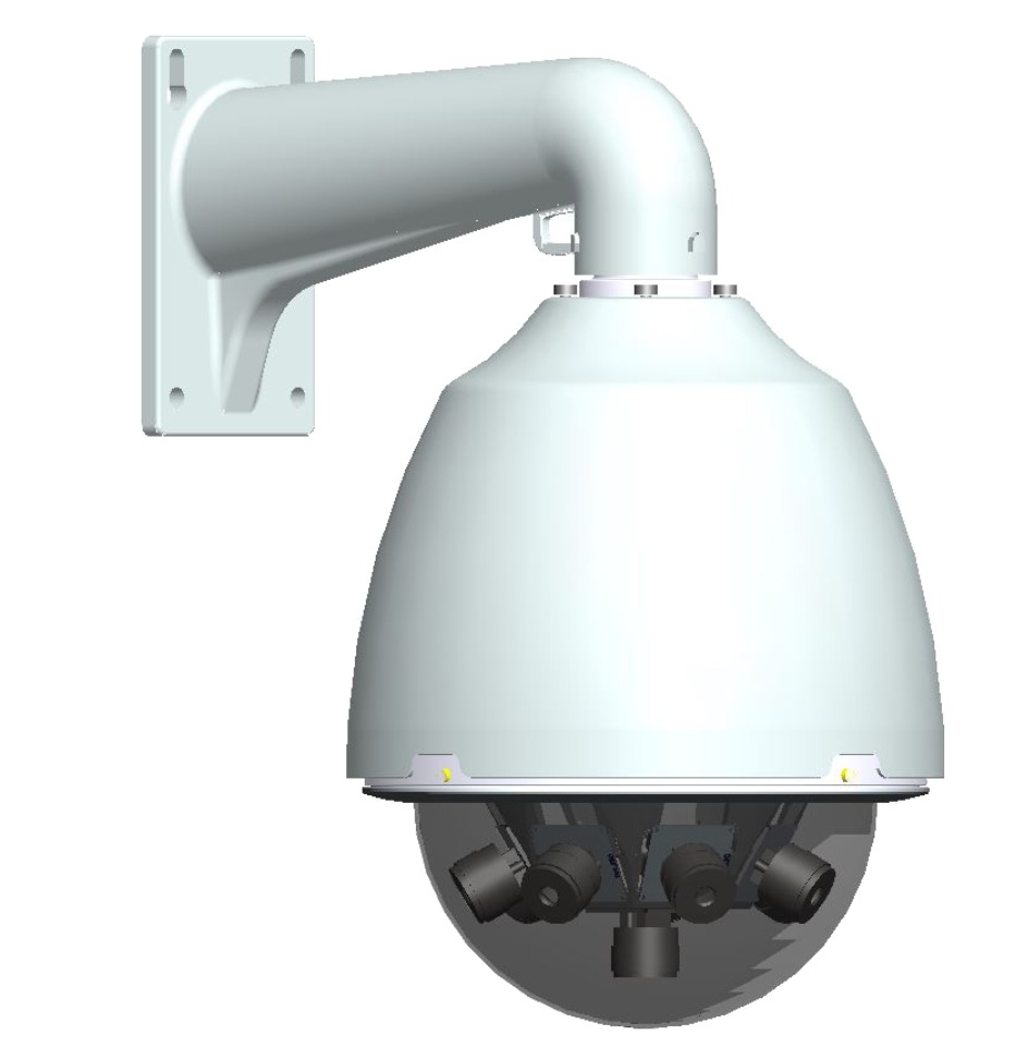 360度全景摄像机8路全景高清摄像机高清监控相机网络摄像机