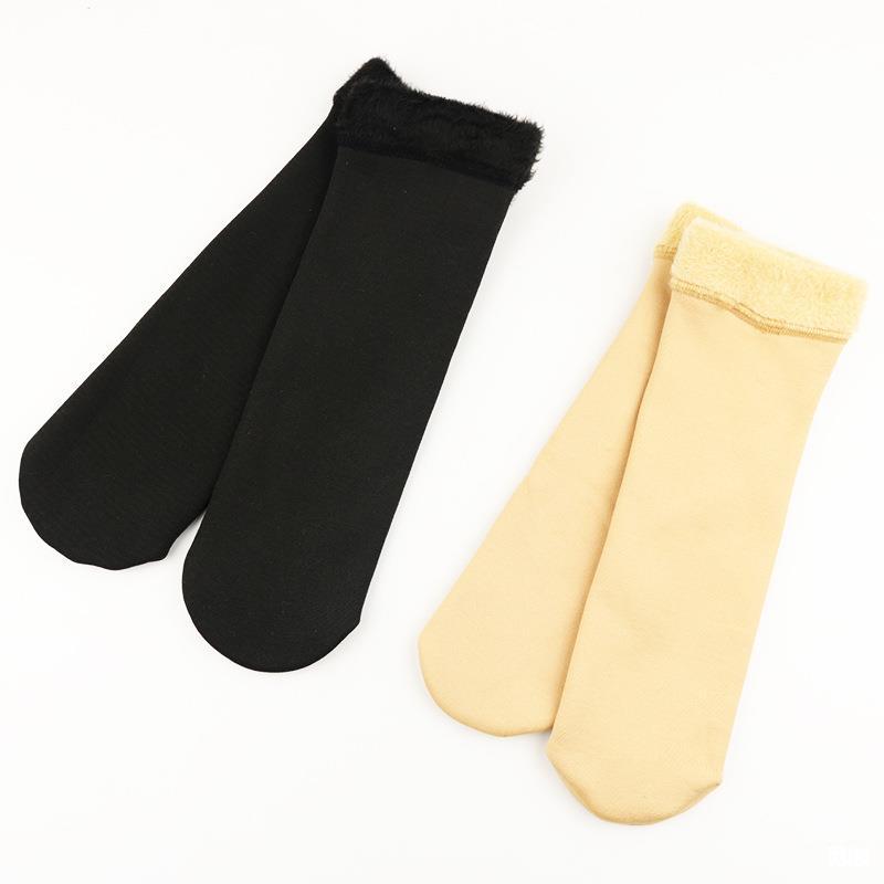 2023成人雪地袜 保暖加厚加绒男女通用地板袜 直板雪地靴袜子批发