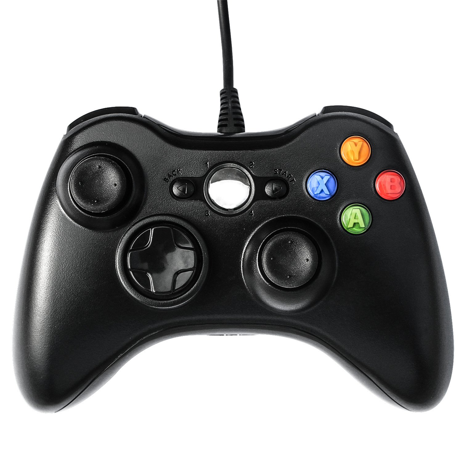 xbox360有线电脑游戏手柄 usb游戏手柄震动兼容pc ps3跨境优选