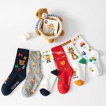 新款（日系现货）MiKI四季儿童袜子男女棉质中筒袜现货 圣诞袜 新