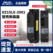 德力西电气漏电保护器DZ15LE-100/2901断路器开关63A100A