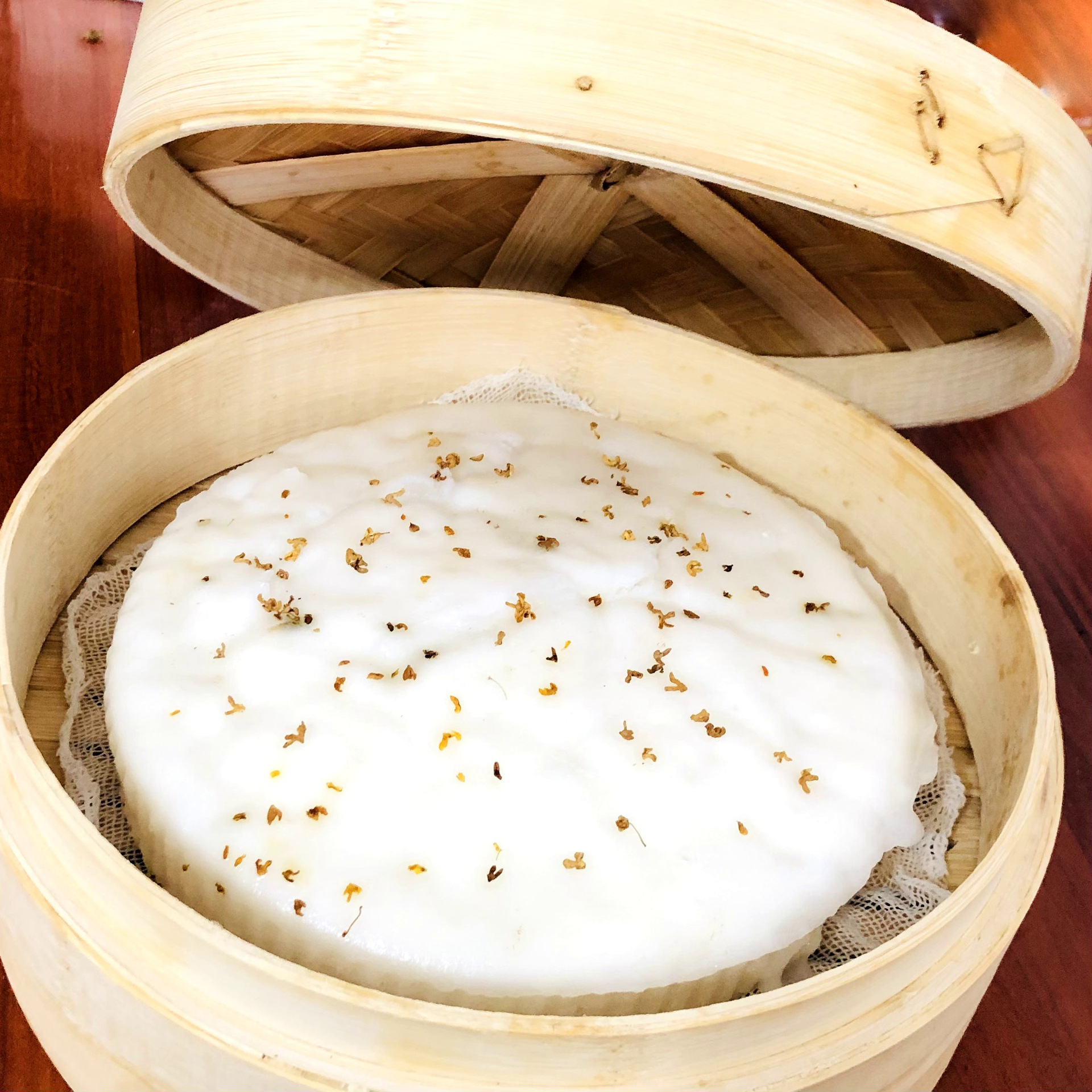 宁波特产传统发糕水塔糕酒酿桂花米糕馒头老式早点小吃下午点心