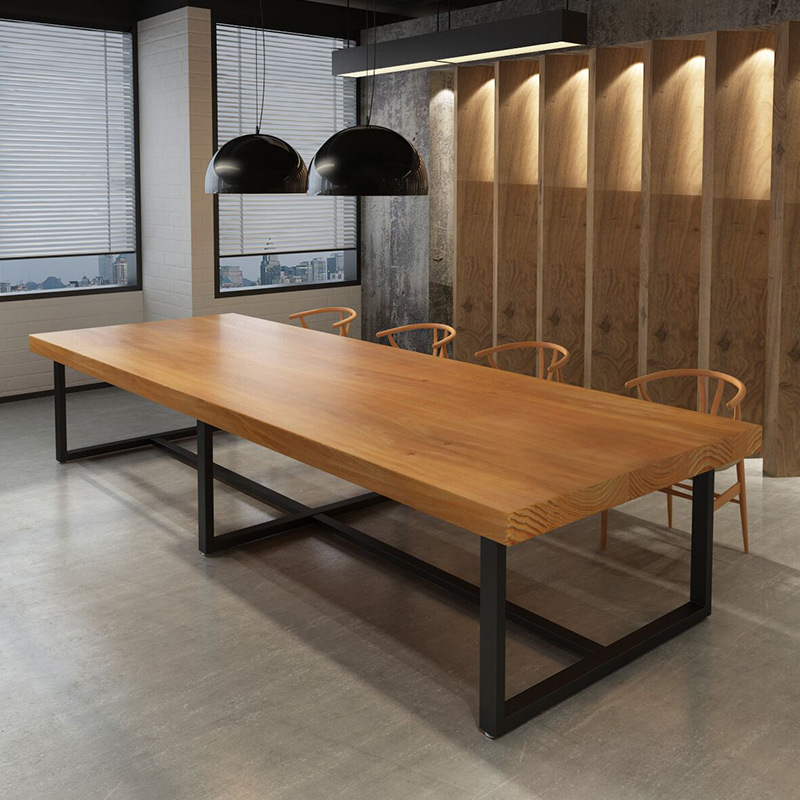 0成交2件胡桃木原木实木大板桌天然整块不规则办公桌茶桌茶台会议桌