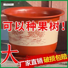 厂家直发塑料花盆批发特价加厚仿陶瓷清仓大号多肉水仙绿萝盆景盆