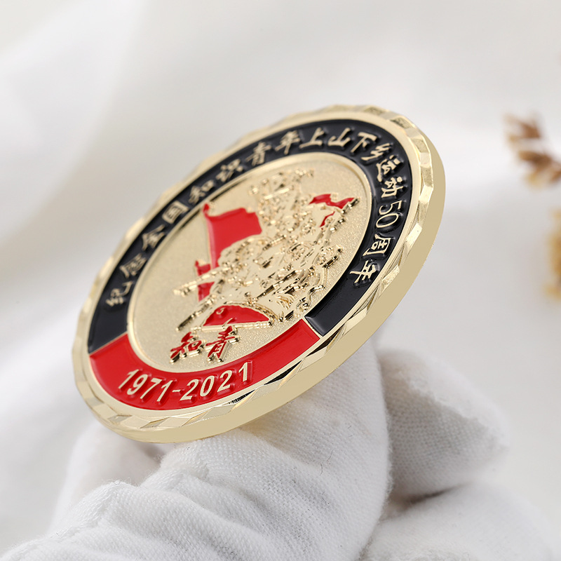 新尊徽章类型胸章徽章佩戴方式别针式适用送礼场合婚庆,生日,旅游纪念