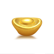 3d硬金小元宝红绳手编999足金元宝转运红绳 纯金儿童宝宝本命手链