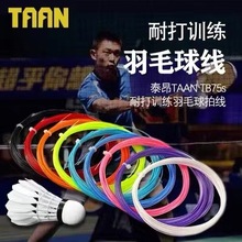 泰昂TNNA羽毛球线TB75S高聚合尼龙纤维初级训练耐用耐打0.7mm线径