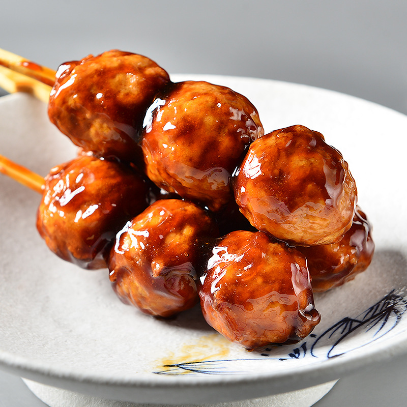 照烧脆骨丸800g链锁便利店烧烤关东煮食材批发串串香麻辣烫火锅