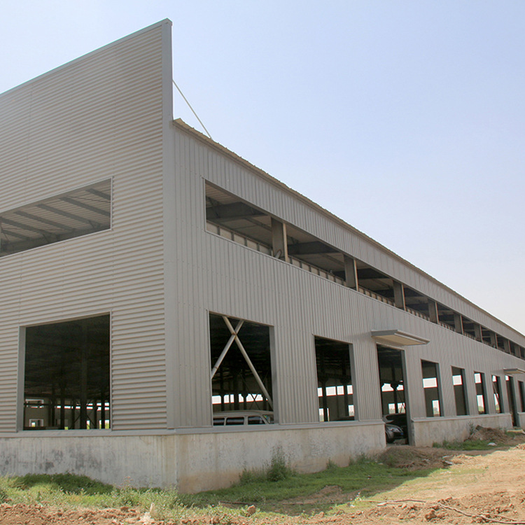 工厂制造 h型钢框架稳定 抗风 抗雨 钢结构厂房