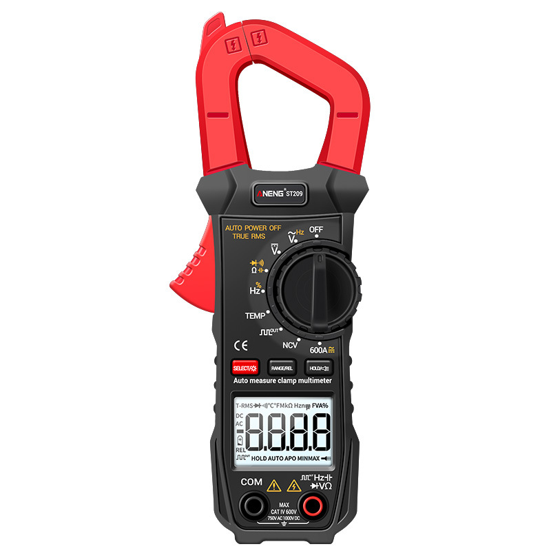 aneng 多功能交直流数字钳形表 高精度钳表 汽修钳形电流表万用表
