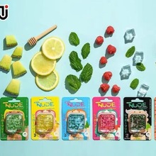 泰国爆珠口香糖jintan nude仁丹薄荷口气清新清凉零食接吻糖30粒