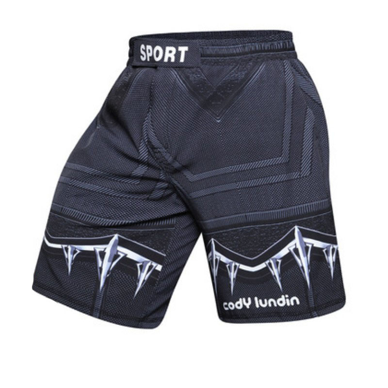 mm运动拳击短裤训练散打综合格斗健身ufc健身拳馆男裤子柔术泰拳