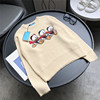 Sweater women 2021 Early spring New products Mini Embroidery Cartoon Donald Duck Water soluble Embroidery T-shirts Cardigan Sweater women 2021 Early spring New products Mini Embroidery Cartoon Donald Duck Water soluble Embroidery T-shirts Cardigan