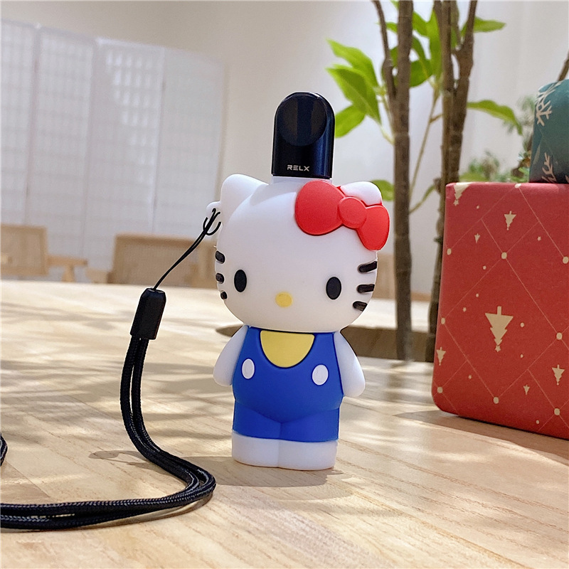 可爱卡通relx悦刻1代/4代/5代保护套电子烟烟具烟盒适用锐克rerlx