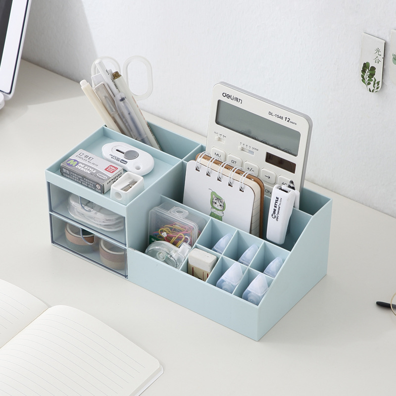 Drawer Finishing Box Desktop Stationery Dressing Storage Organizing Box Storage Rack Cosmetics Storage Box New