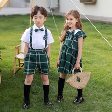 2021新款幼儿园园服夏装套装中小学生夏季校服儿童运动服定制班服