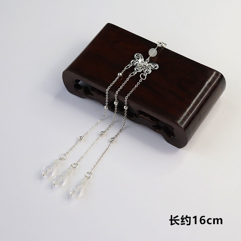 Ancient Style Han Chinese Clothing Headdress Hairpin Hairpin Tassel Semi-Finished Product Pendant Main Body Connection Material Pendant Accessories Accessories