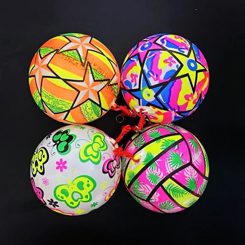 暑假摆摊最新玩具网红带链子发光球小孩拍拍球夜光感应地摊货批发