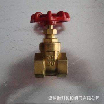 升降式直通手动丝扣黄铜闸阀 z15w-16t 铜闸阀 dn15-dn80 铜阀门