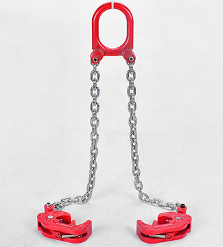 聚鑫云集(三龙)双链油桶吊钳起重钳铁桶吊夹鹰嘴油桶模锻吊具叉