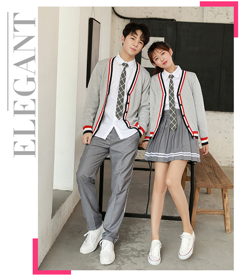 日系校服套装学院风初高中学生班服秋季套装女韩国偶像练习生制服