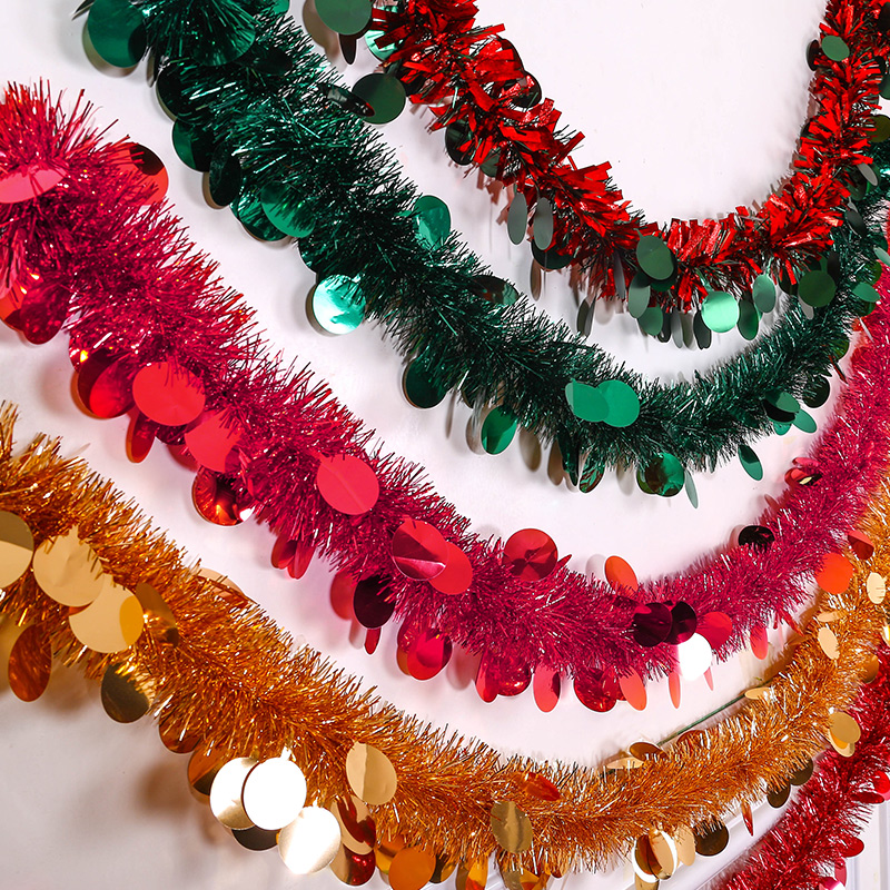 春节过年装饰拉花彩带彩条办公室挂件店面挂饰新年气氛布置毛条