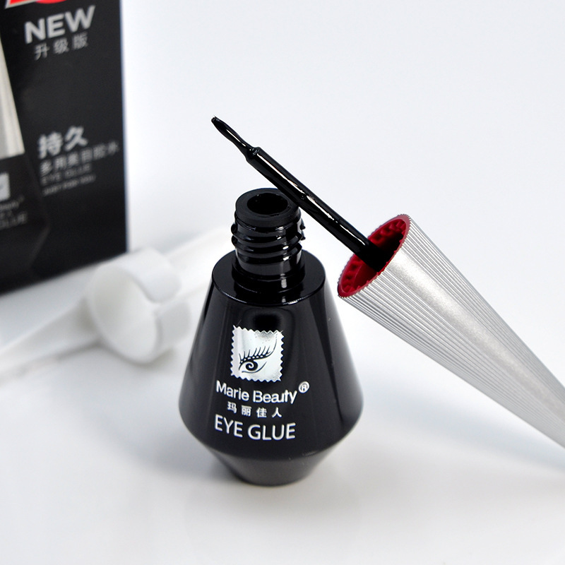 美妆工具玛丽佳人假睫毛胶水黑色速干防水超粘自己嫁接一次性可卸