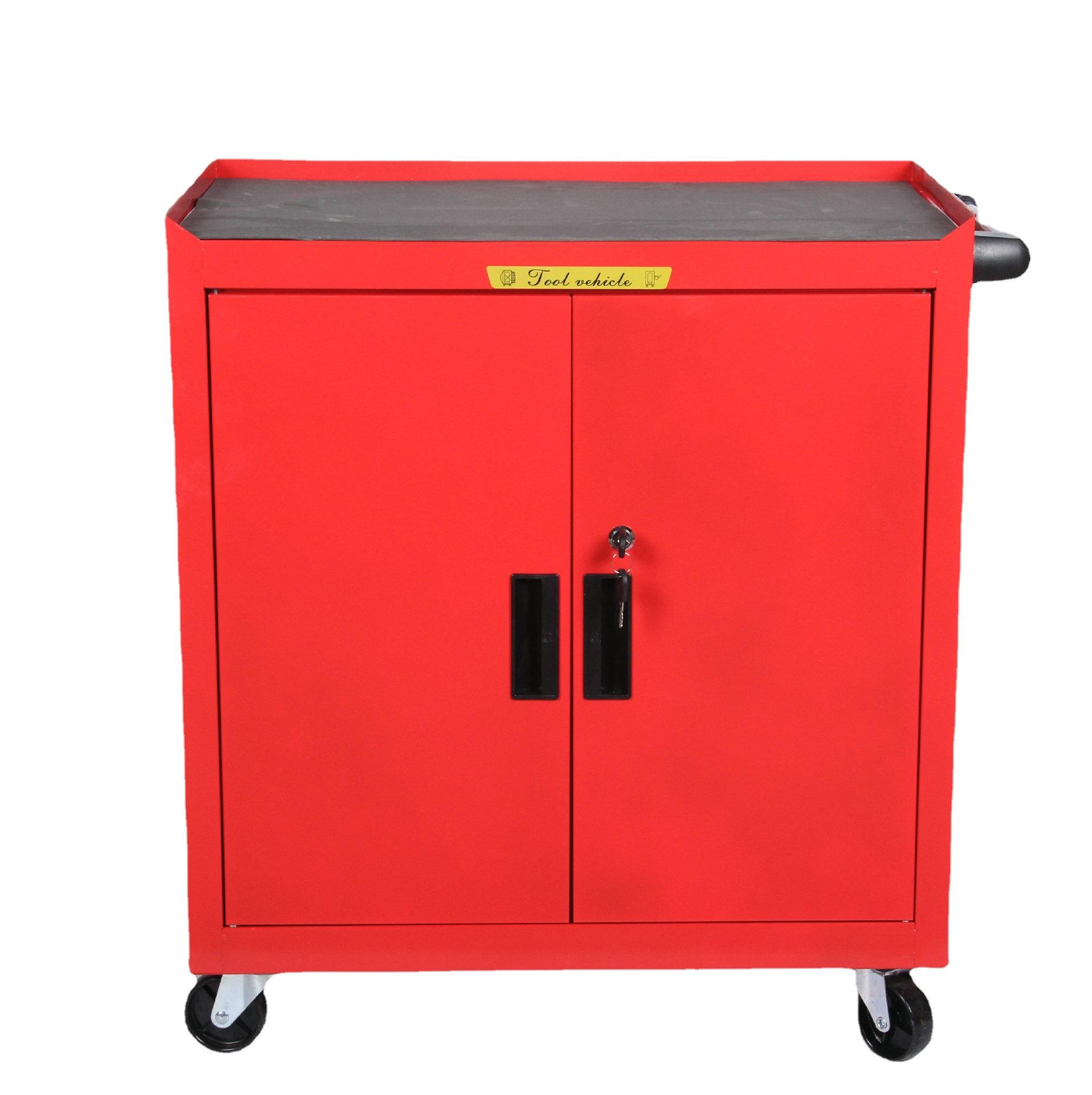厂家定制移动工具柜 加厚钢板双开门汽修工具柜 零件柜定做贴牌