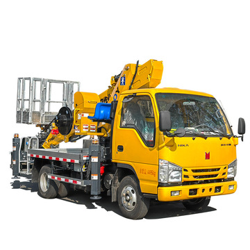 徐州蓝牌30米直臂伸缩7节臂高空作业车高空取料平台-阿里巴巴