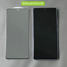 适用红米note13 4g防窥钢化膜 redmi防偷看全屏保护膜高透隐私膜