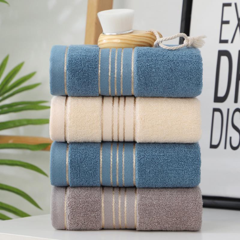 Cotton Towel Household Daily Use Water-Absorbing Cotton Face Cloth Hand Gift Box Embroidered Logo Towel Cotton Wholesale