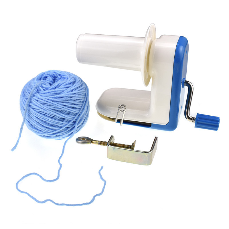 家用编织工具桌面理线器绕线机手摇上线缠绕器手动快速毛线绕线器