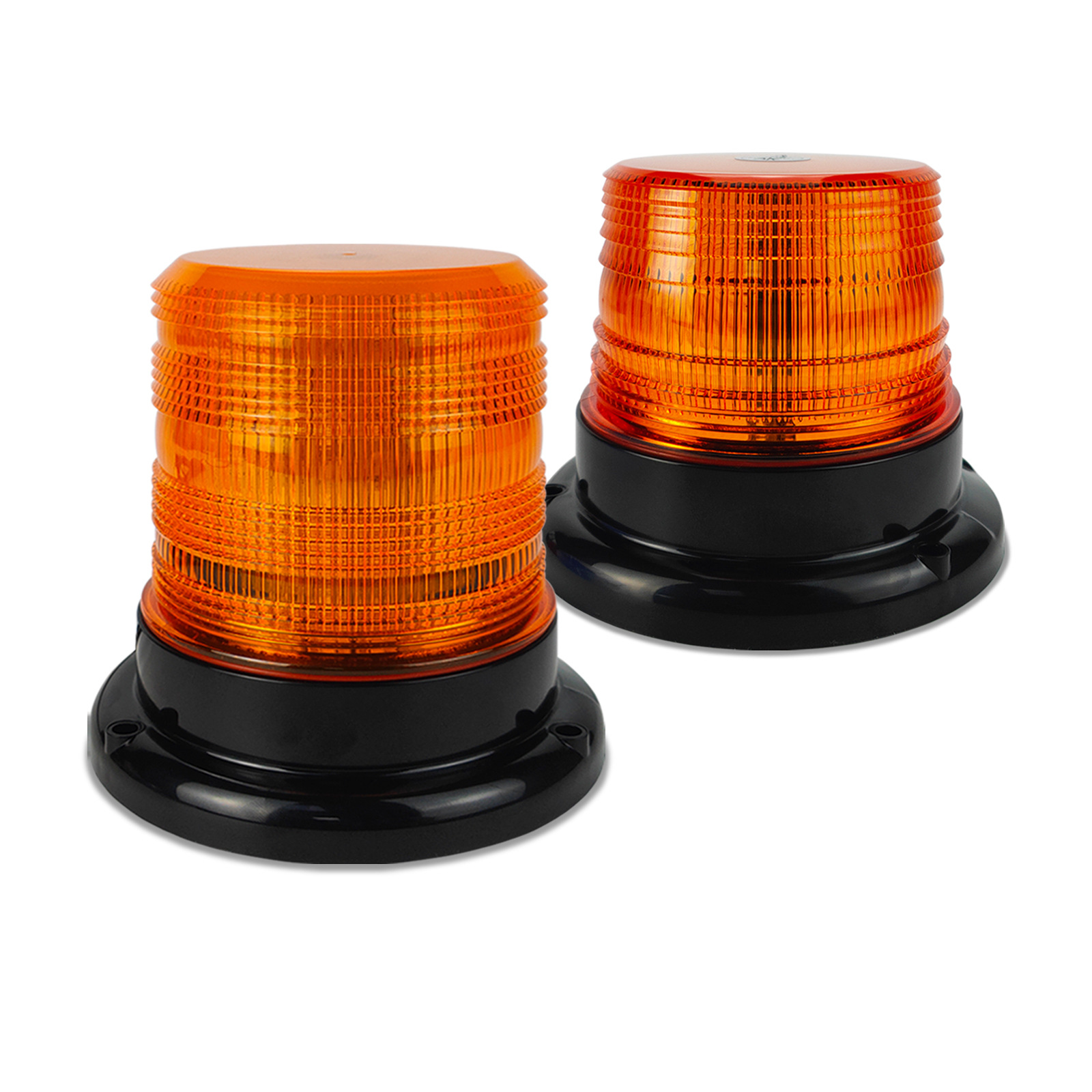 汽车车顶灯12v-80v工程车频闪灯应急警示灯电动叉车黄色爆闪灯