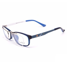 新款tr90眼镜架儿童视力矫正双层棱镜功能型镜架超轻小方框眼镜