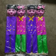 手工纸扎立体童 男女纸人佛教道教影视道具工艺品厂家直销55厘米