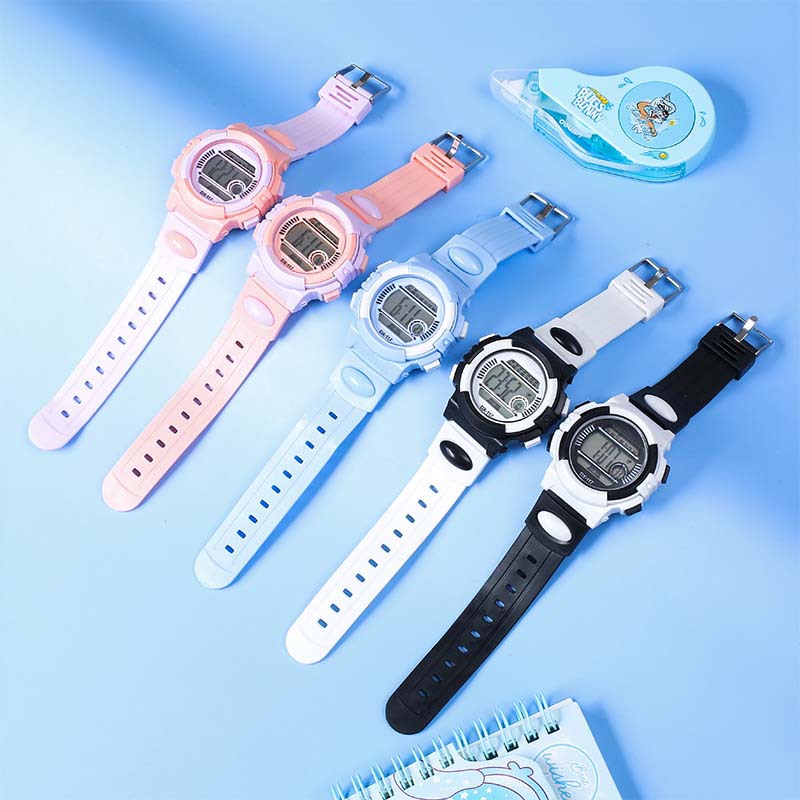 [Manufacturer] New Dopamine Electronic Watch Children's Fresh Student Popular Watch Waterproof Sports Luminous Watch