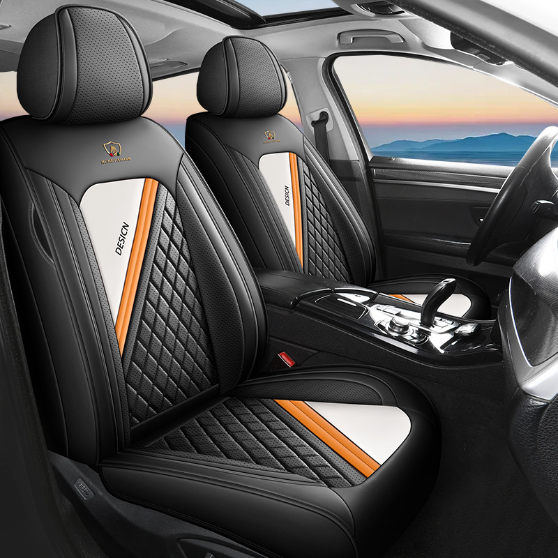 跨境全皮汽车座椅套汽车坐垫通用四季汽车座套汽车座椅坐垫全包围