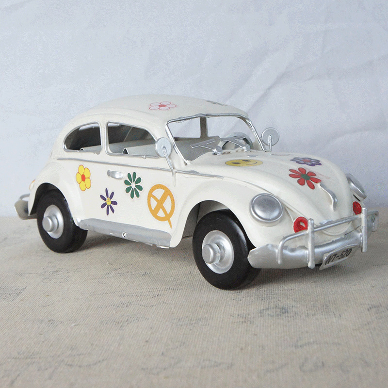 Metal Beetle Painted New Crafts Decoration Iron Sheet Handmade Home Children's Gift Color Selection