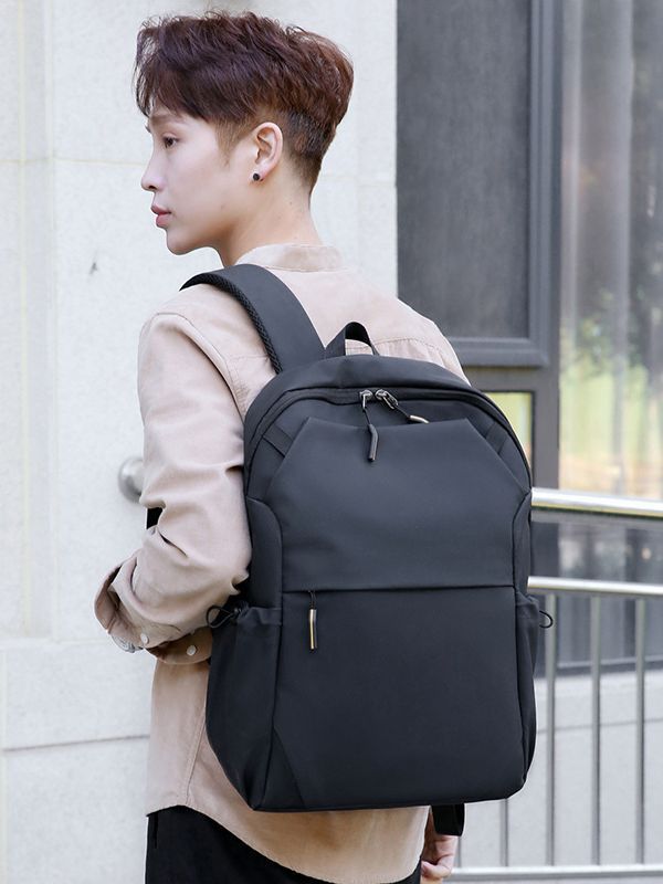 Large-Capacity Backpack Men's Backpack Men's Casual Travel Bag Computer Schoolbag Middle School Junior High School Student College Student Trend