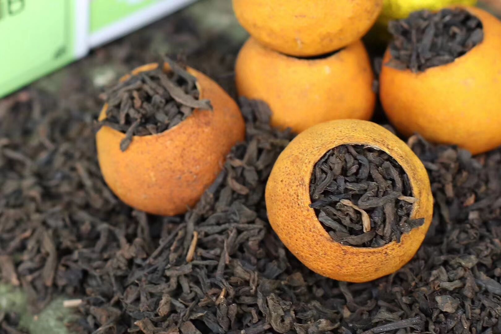 小红柑普洱茶熟普洱茶500g小红柑宫廷普洱茶柑普茶桔普茶