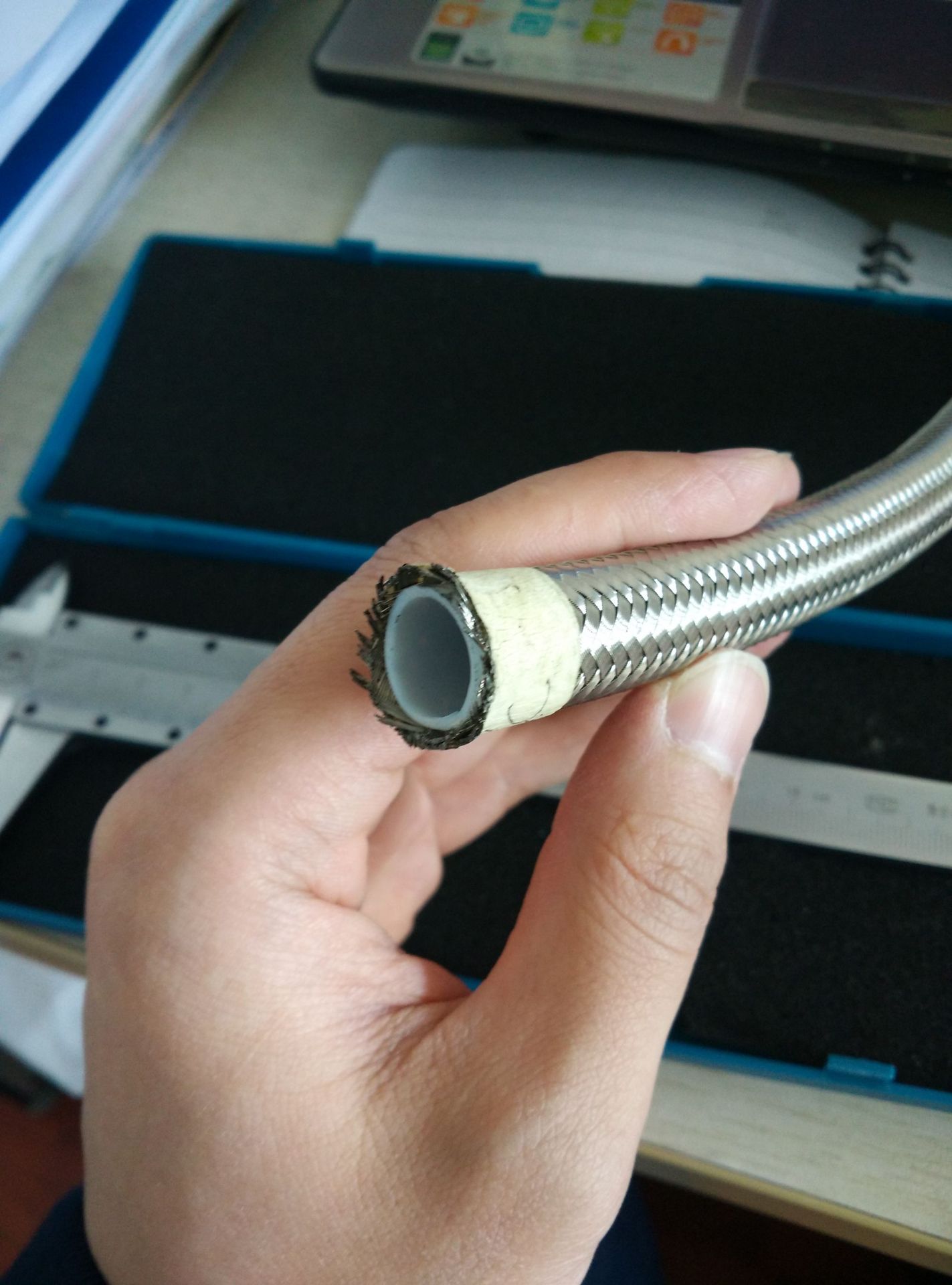 加工不锈钢金属编织四氟管特氟龙金属软管波纹管不锈钢编织金属管