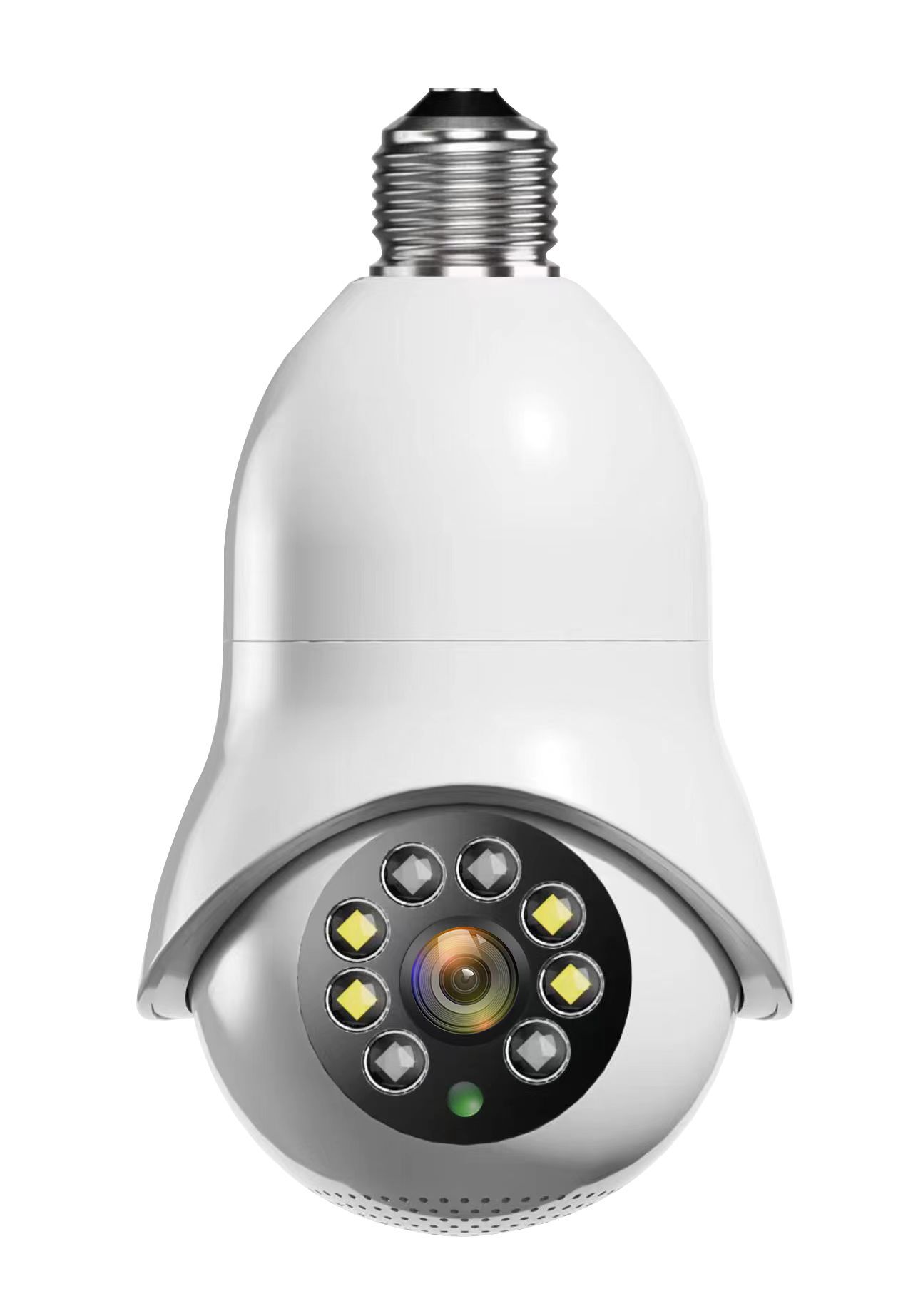 涂鸦390eyes5g双频高清全彩夜视e27灯泡底座智能灯泡监控摄像头